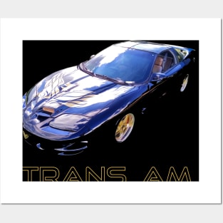 Trans Am - 4th Gen - Black & Gold - Bird Posters and Art